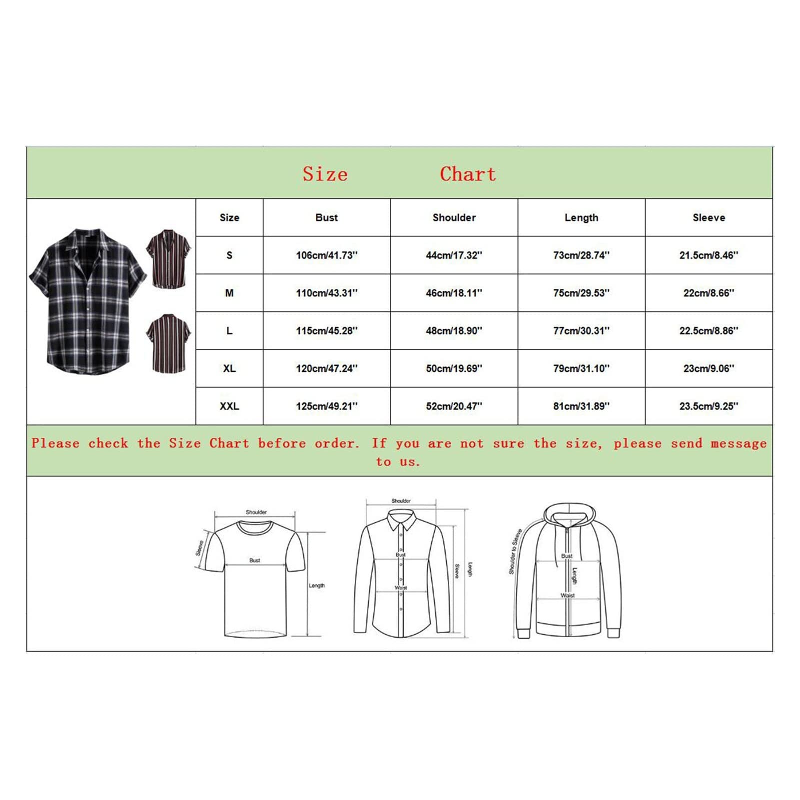 VSOLS Men's Casual Plaid Print Short Sleeve Button Down Shirt - Breathable Cotton, Turn-Down Collar, Single Breasted Design - Perfect for Summer, Office Wear & Casual Outings (White, Pack of 1)