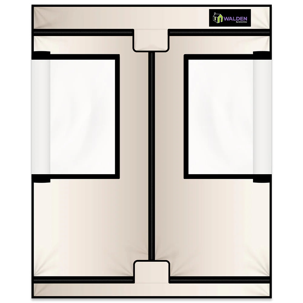Active Grow 2' x 4' Walden White Hydroponic Grow Tent for Indoor Plants - Perfect for Seed Starting, Herb Gardens & Hydroponics Systems