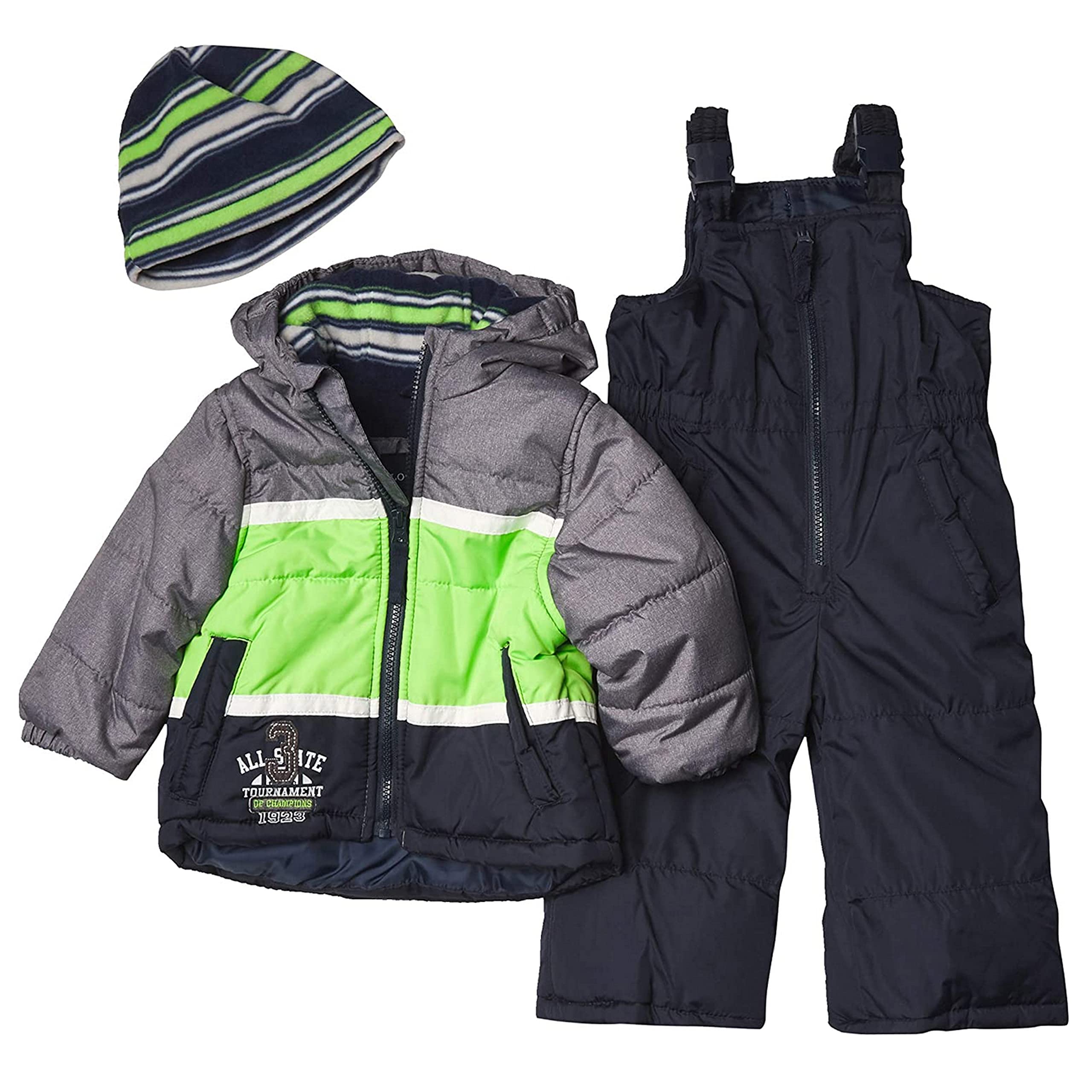 London Fog Boys' 2-Piece Snowsuit - Jacket & Pants for Winter Play