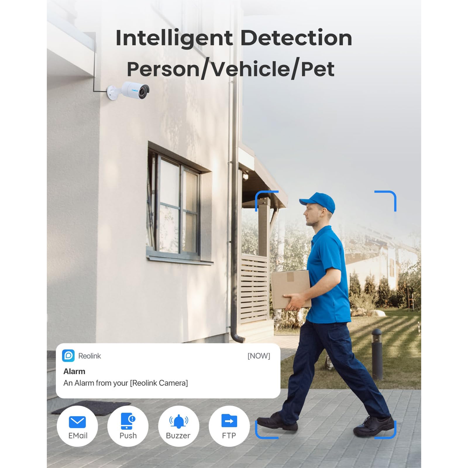 REOLINK 16CH PoE NVR Security System with 4TB HDD - Compatible with 16MP/12MP/4K/8MP/5MP/4MP IP Cameras - 24/7 Recording for Home & Business Surveillance - RLN16-410 (Ideal for Monitoring Stores, Offices, and Residential Properties)
