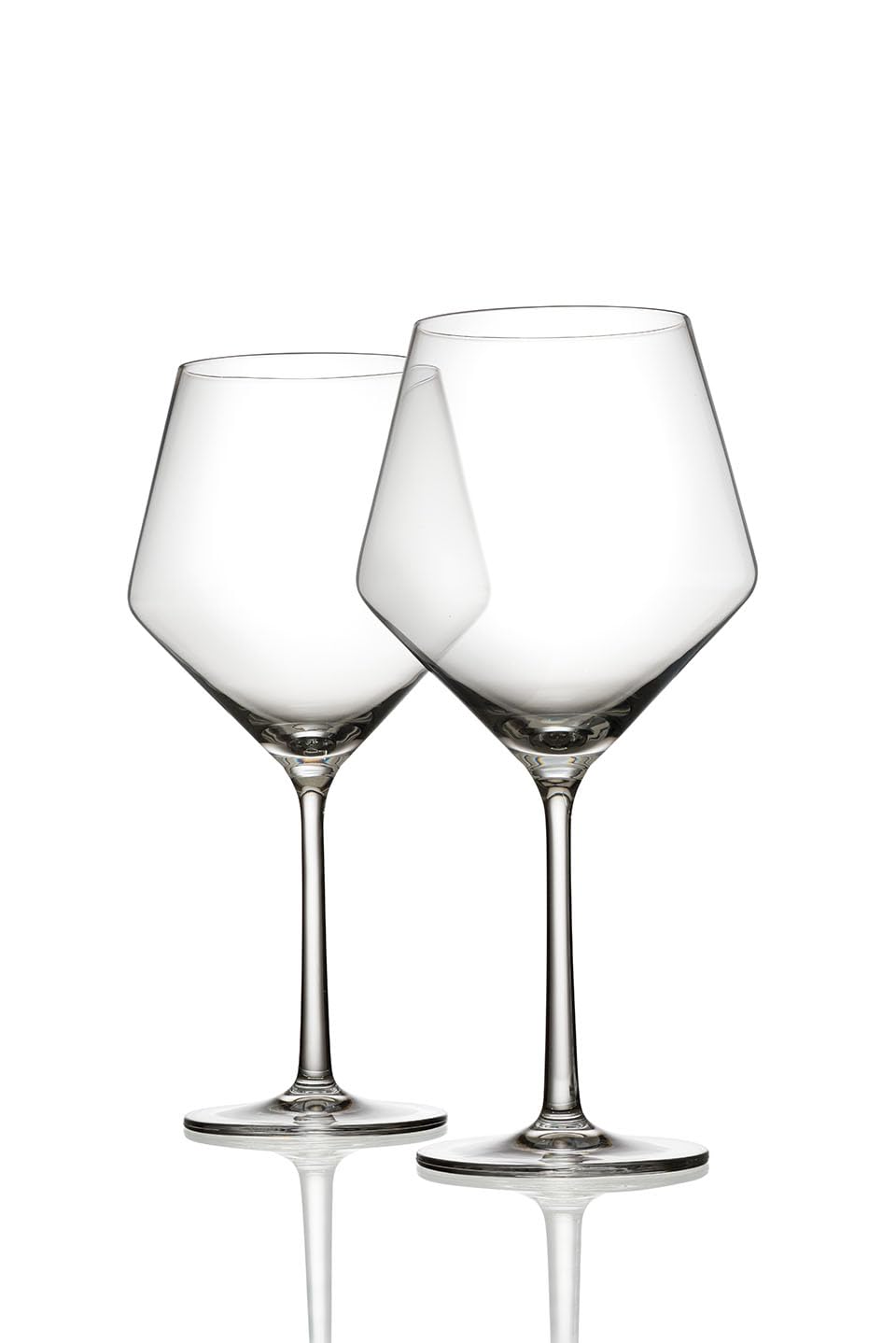 Premium Schott Zwiesel Pure Crystal Red Wine Glasses Set of 2 - 23oz Large Burgundy Wine Glasses for Cabernet & Merlot - Elegant Stemware for Dinner Parties & Romantic Evenings
