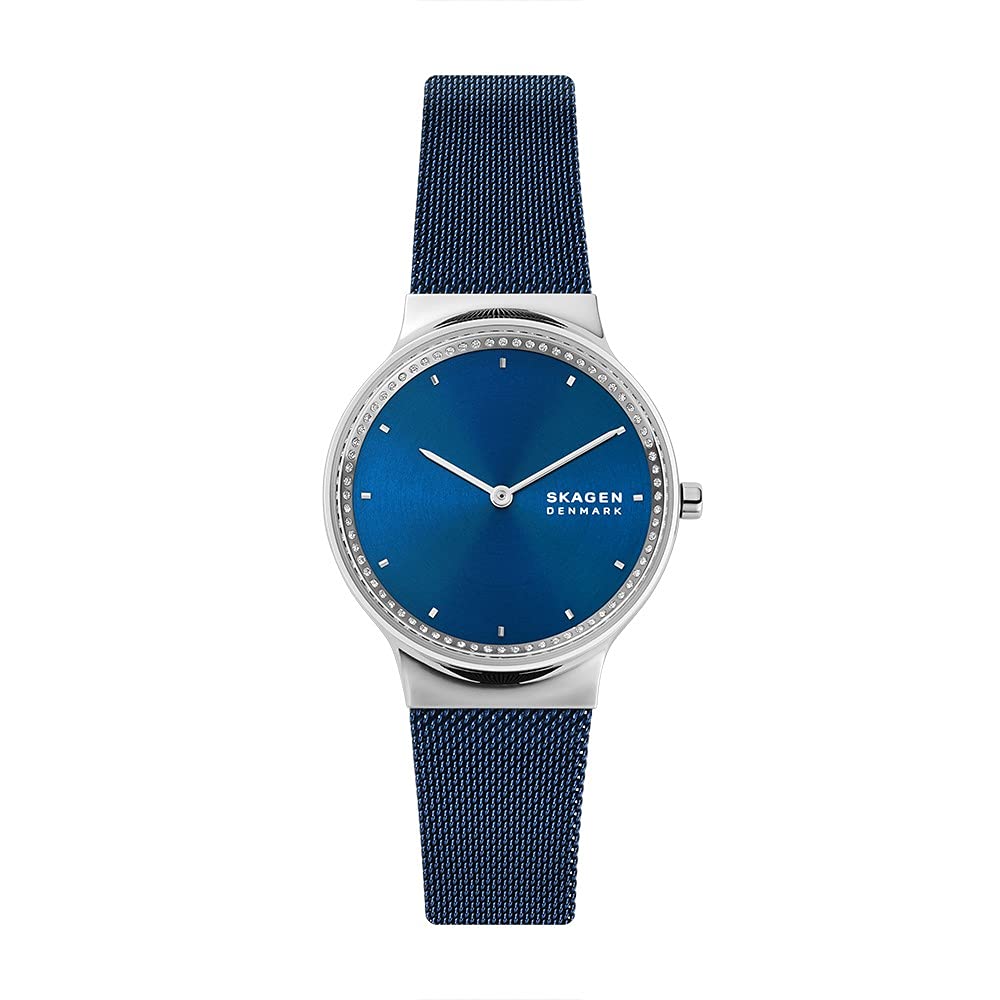 Skagen Women's Freja Stainless Steel Dress Quartz Watch - 34mm Slim Minimalist Watch for Women | Perfect for Office, Business, and Formal Occasions