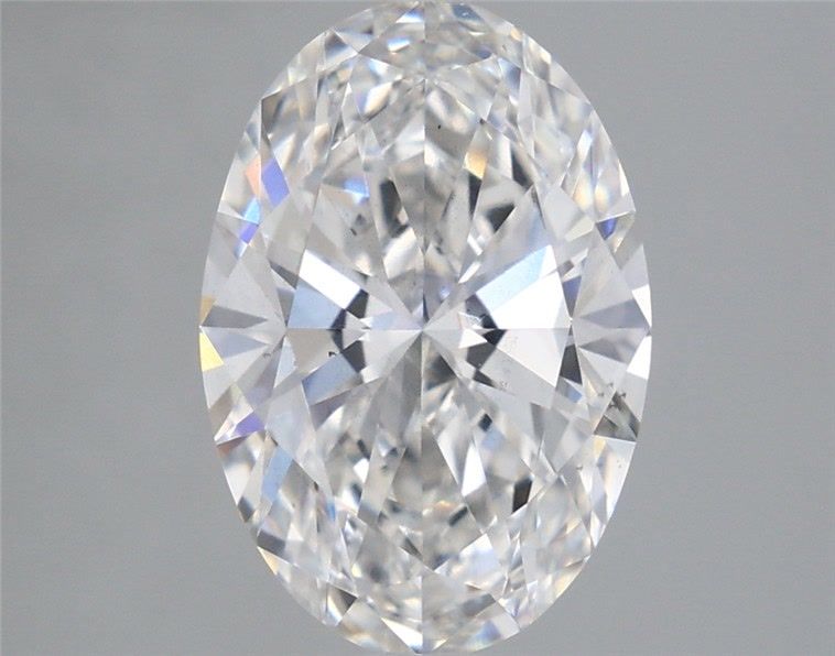 2.67 Carat F VS2 Oval Lab-Created Diamond - Premium Engagement Ring Center Stone for Wedding & Anniversary Jewelry