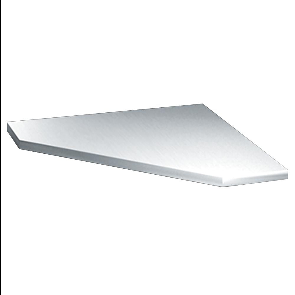 Stainless Steel Corner Shower Seat - Wall Mounted Satin Finish for Bathroom Safety & Accessibility - Ideal for Elderly & Disabled Users