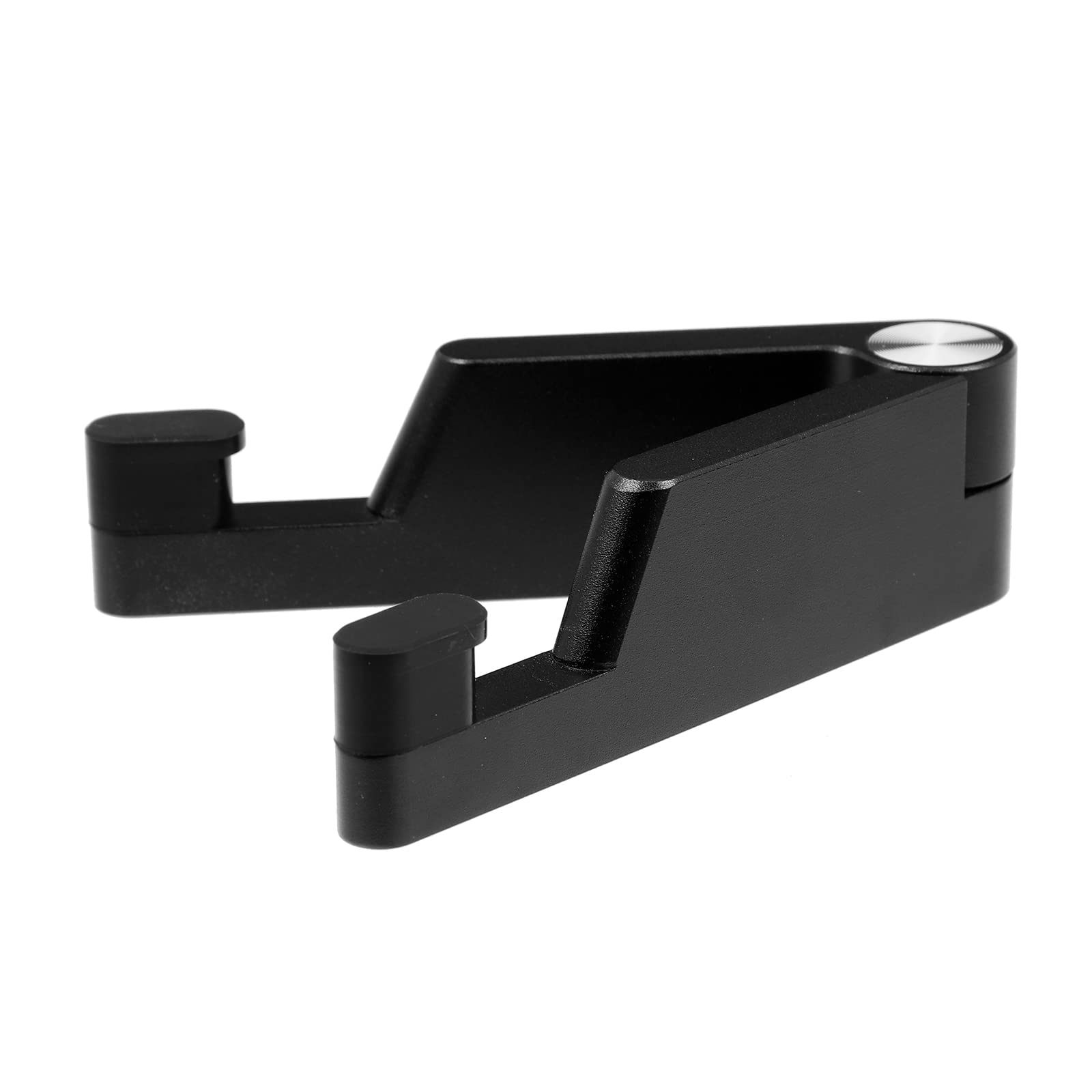 Adjustable Phone Stand Holder - Universal Foldable Desk Stand for All Smartphones, Tablets & Devices - Portable & Sturdy (Black) - Perfect for Watching Videos, Video Calls & Hands-Free Use at Home, Office or Travel