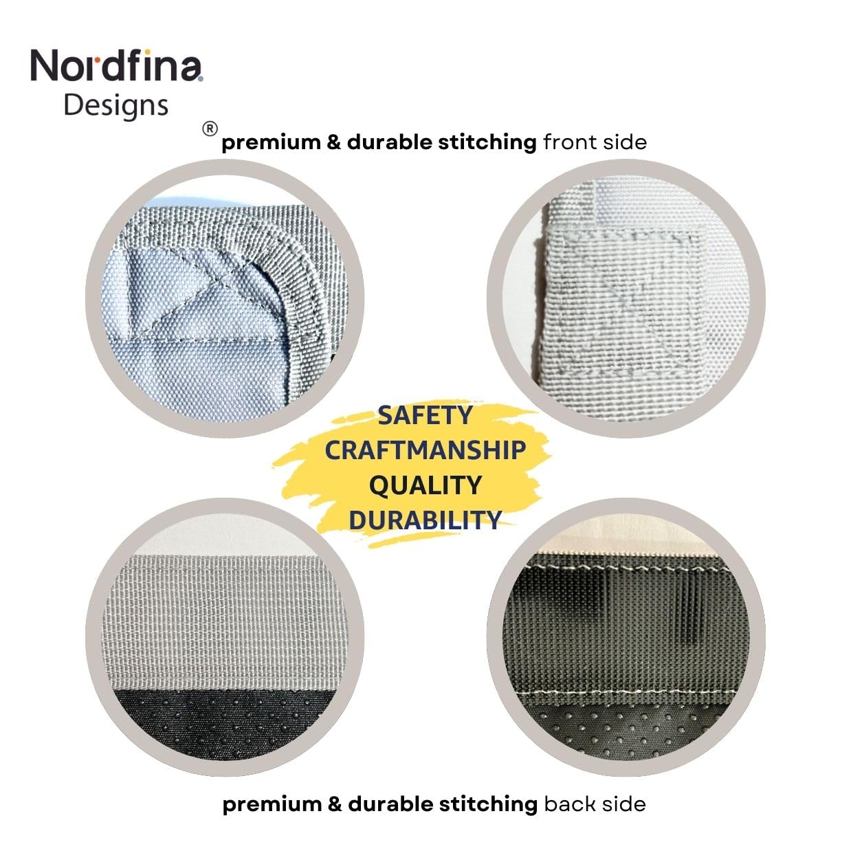 Nordfina Designs Baby Travel Essential 3-Piece Kit - Kids Airplane Seat Extender, Toddler Airplane Bed & Footrest for Comfortable Flights | Perfect for Family Travel with The Monster Crew | Ideal for Long-Haul Flights, Road Trips & Stress-Free Family Vacations