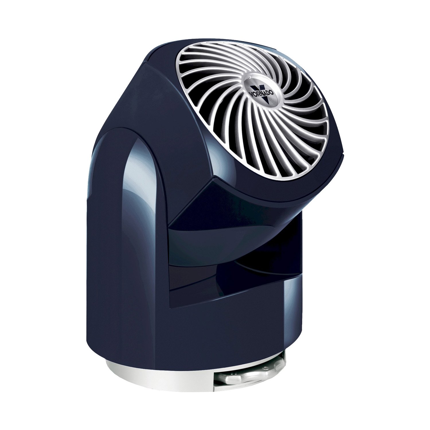 Vornado Flippi V6 Compact Air Circulator Fan - Quiet Portable Desk & Bedroom Fan with Adjustable Head, 2 Speed Settings, Midnight Black - Perfect for Home Office, Dorm Room & Travel Use