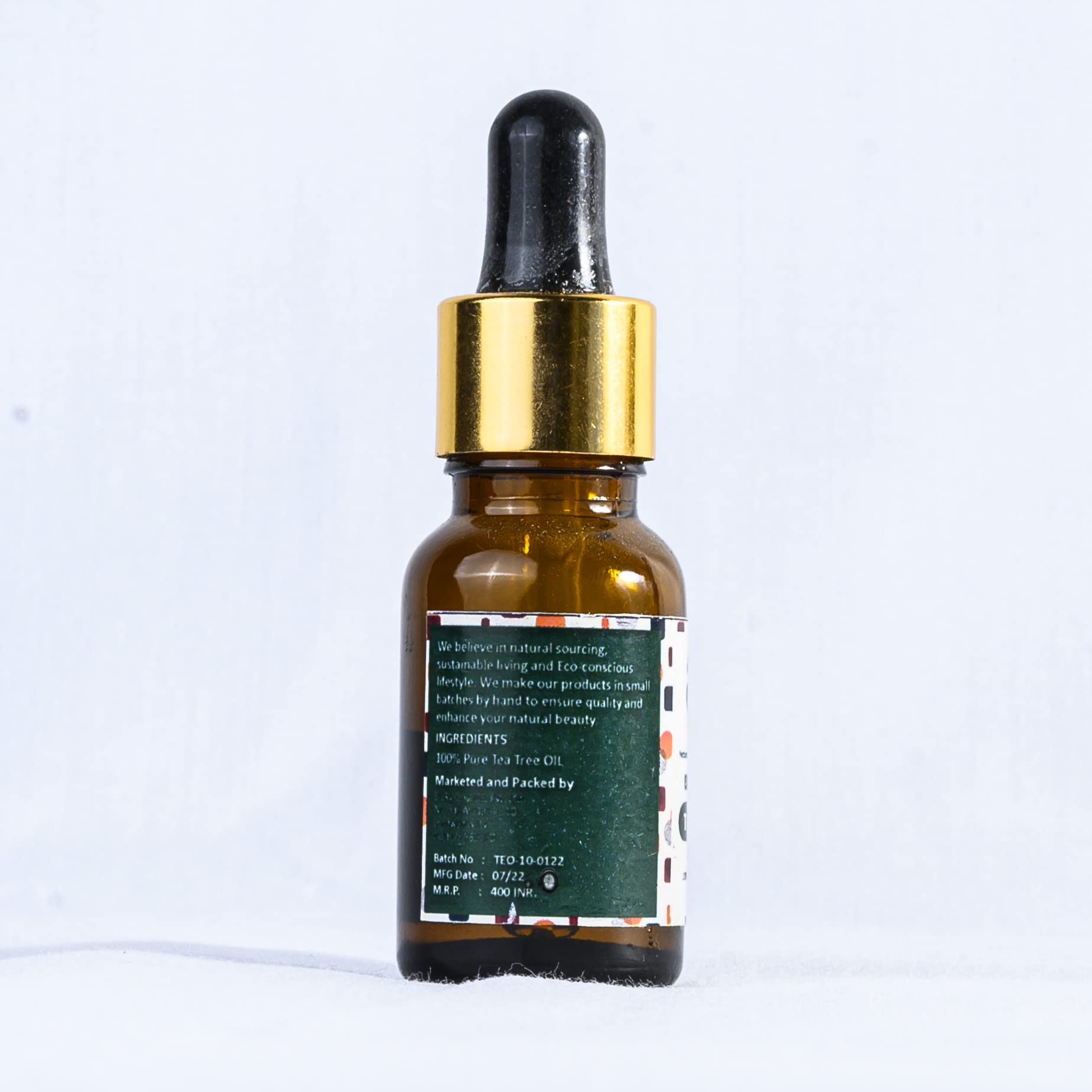 **Bioky Organics Tea Tree Essential Oil - 15 ml | 100% Pure & Natural Undiluted Tea Tree Oil for Acne, Pimples, Skin & Hair Care | Aromatherapy, Therapeutic Grade | Perfect for DIY Skincare & Home Remedies**