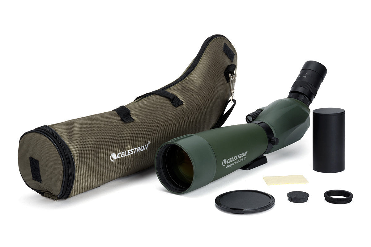 Celestron Regal M2 20-60x80mm ED Angled Spotting Scope with Zoom - High Performance for Bird Watching, Hunting & Target Shooting