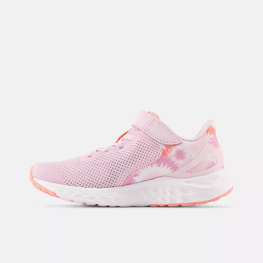 New Balance Light Raspberry Arishi v4 Bungee Lace Kids' Sneakers - Comfortable Running Shoes for Boys & Girls - Perfect for School, Sports & Outdoor Activities