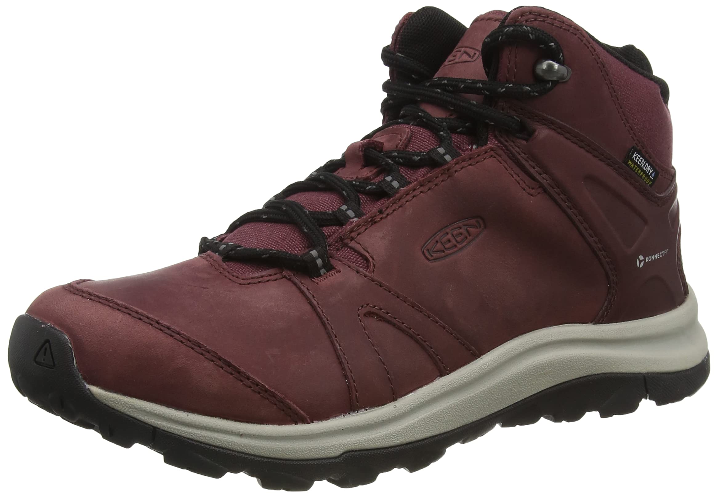 KEEN Women's Terradora 2 Mid Height Leather Waterproof Hiking Boots - Lightweight & Comfortable for Outdoor Adventures, Trail Walking & Camping