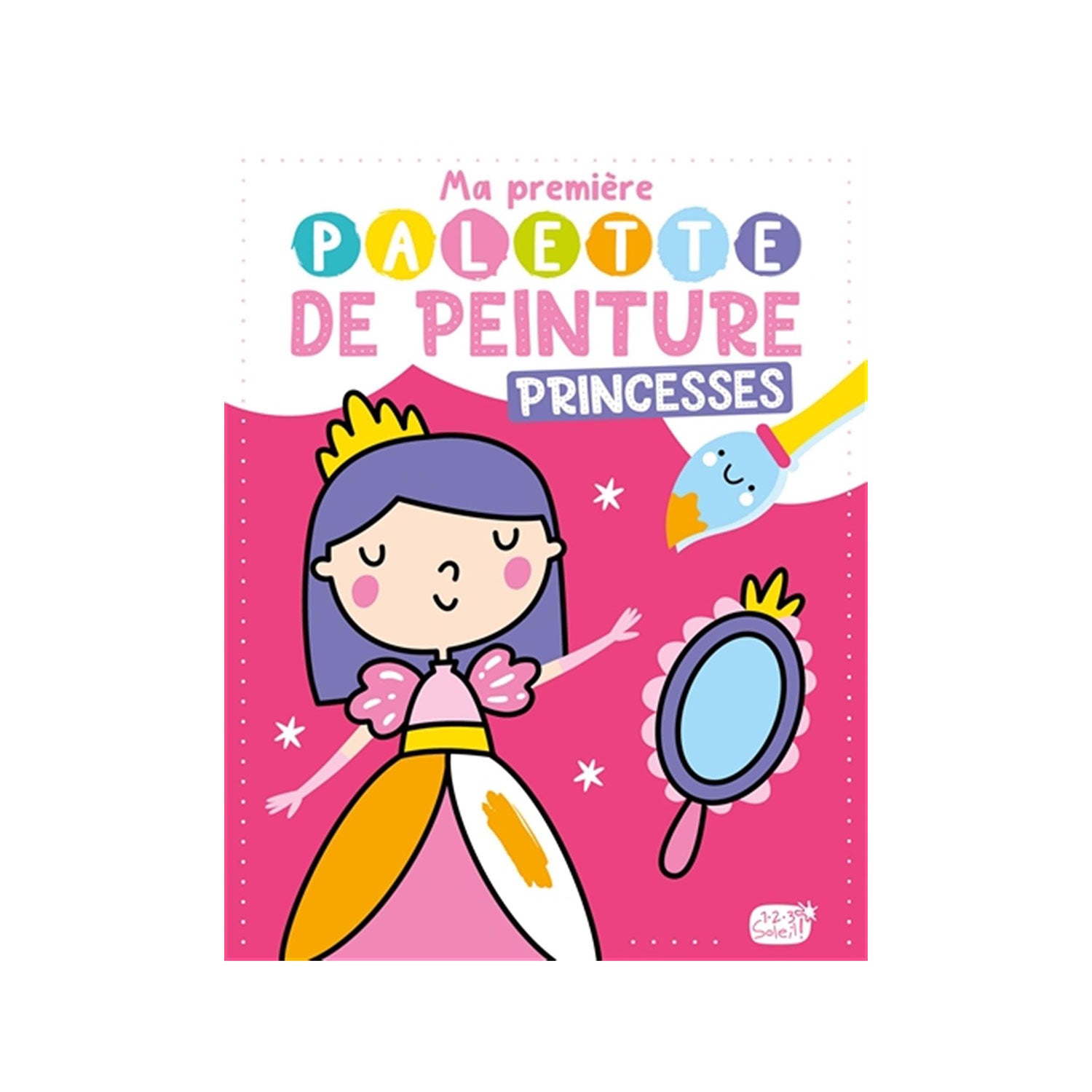 Princess My First Paint Palette - French Edition - Perfect for Kids' Art Projects & Creative Play