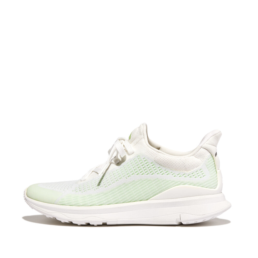FITFLOP VITAMIN FFX Glow in The Dark Knit Sports Sneakers - Comfortable Walking Shoes for Women, Light Up Running Shoes for Night Jogging & Gym Workouts