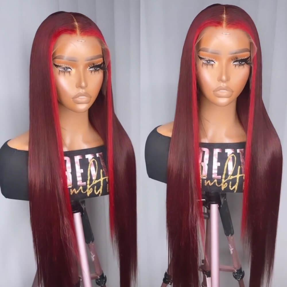 99J Straight with Red Highlight