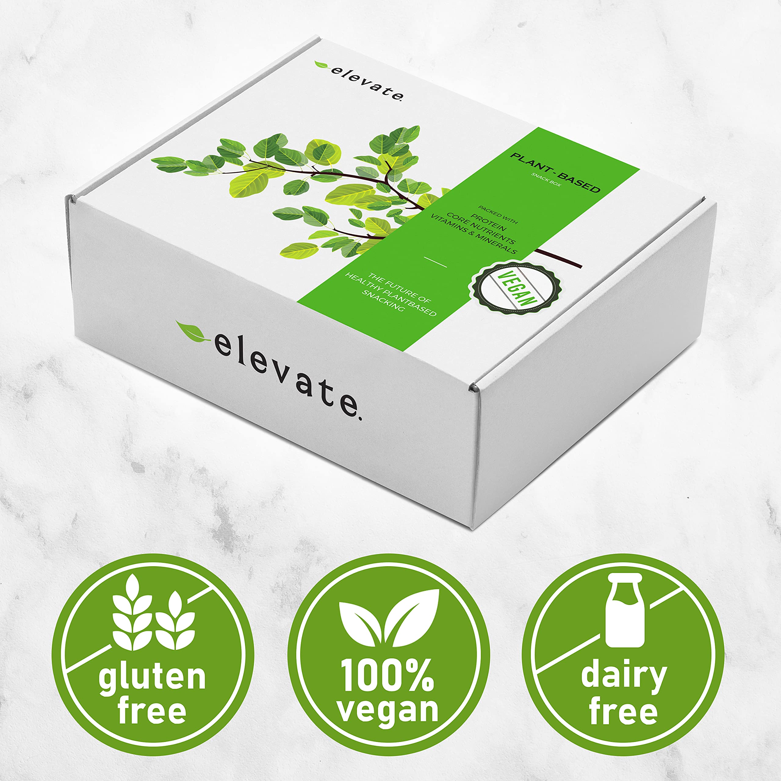 Premium Vegan Gluten-Free Healthy Snack Box - 20 Individually Wrapped Snacks Mix (Cookies, Nuts, Dried Fruits, Chips) - Perfect Care Package & Variety Pack for Adults & Kids - Ideal for Housewarming, Birthday Gifts, College Students, Road Trips & Thank You Presents - 100% Plant-Based Snacks for On-The-Go, Office, School & Travel
