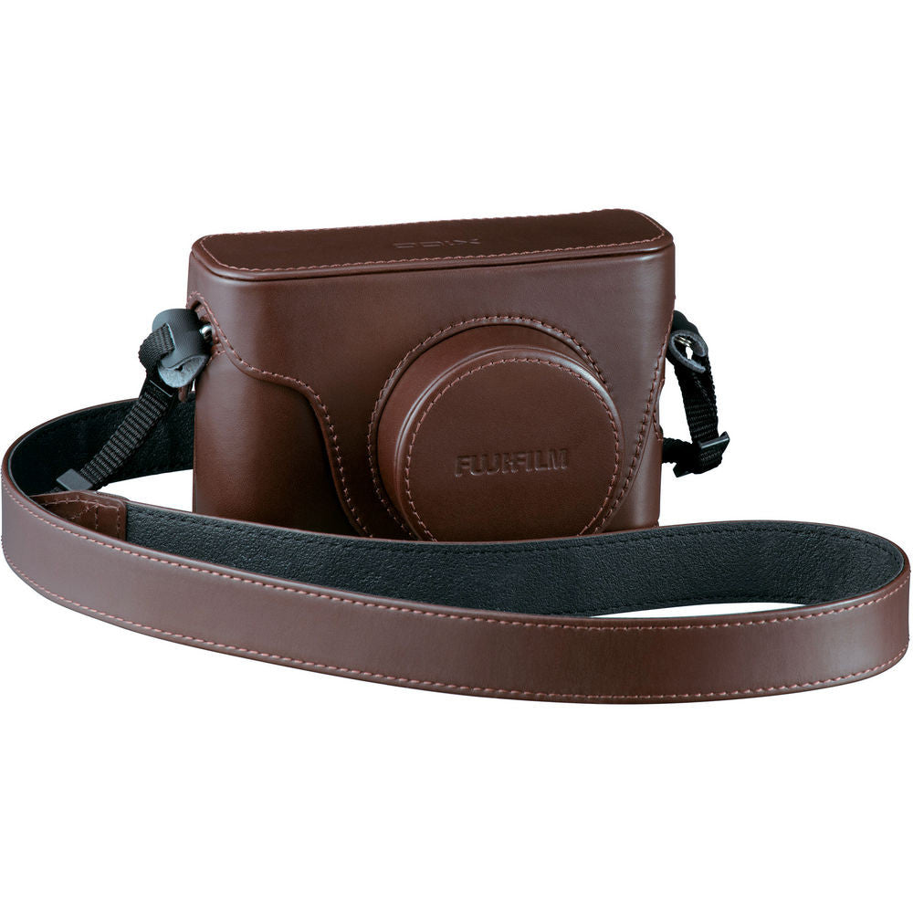 Fujifilm X100S X100T Genuine Leather Camera Case - Brown Protective Cover for Travel & Street Photography