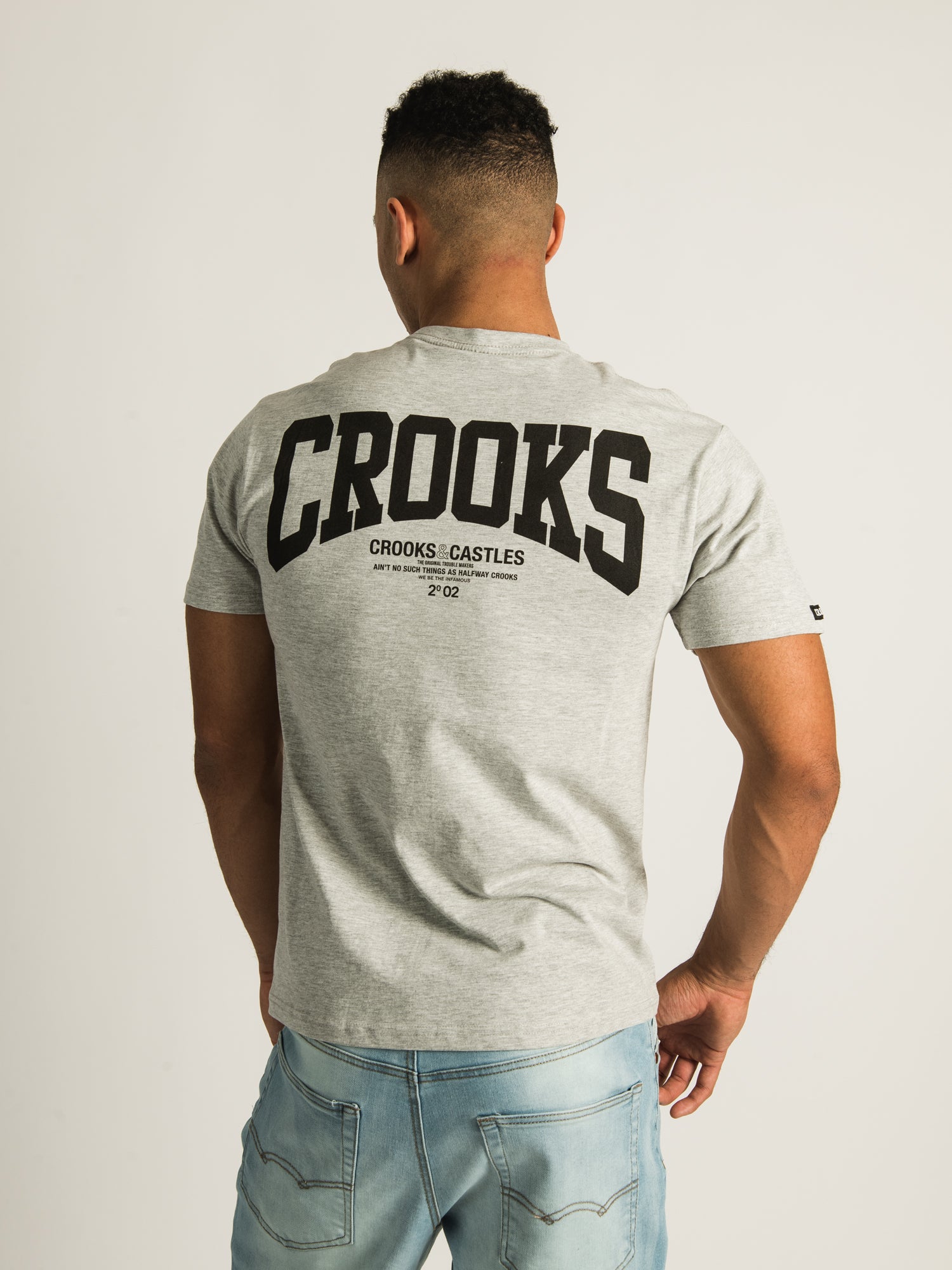 Crooks & Castles Core Crooks Graphic T-Shirt for Men - Streetwear Fashion Tee - Perfect for Casual Wear, Hip Hop Outfits, and Urban Style