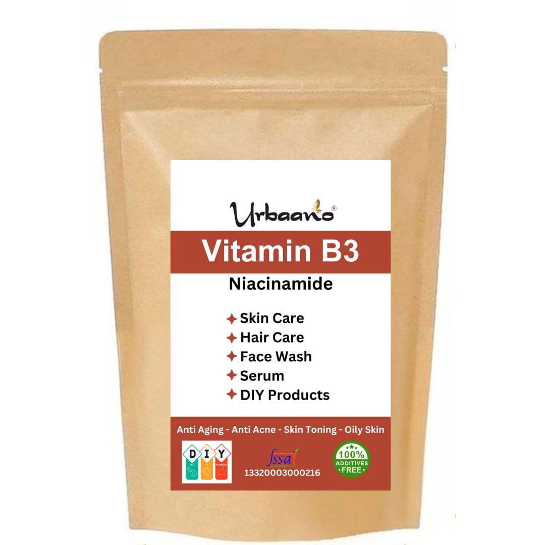Niacinamide Powder (Vitamin B3) for DIY Skincare - Reduces Pores, Controls Oil, Fights Wrinkles & Fine Lines | Perfect for Homemade Lotions, Creams & Serums