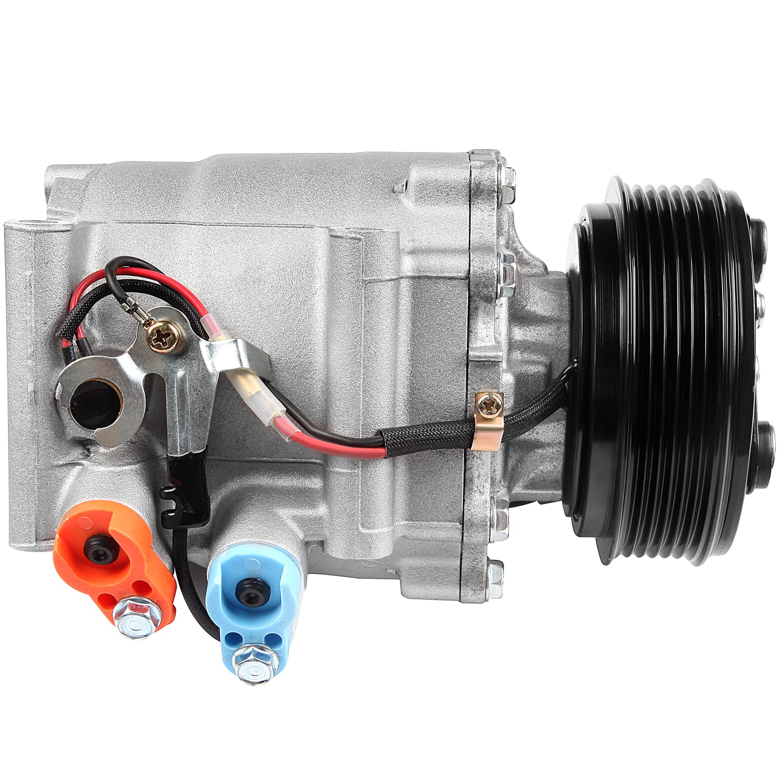 2002-2005 Honda Civic AC Compressor with Clutch - Replacement 4914 Air Conditioning Compressor for Cooling System Repair | Perfect for Summer Driving & DIY Auto Maintenance