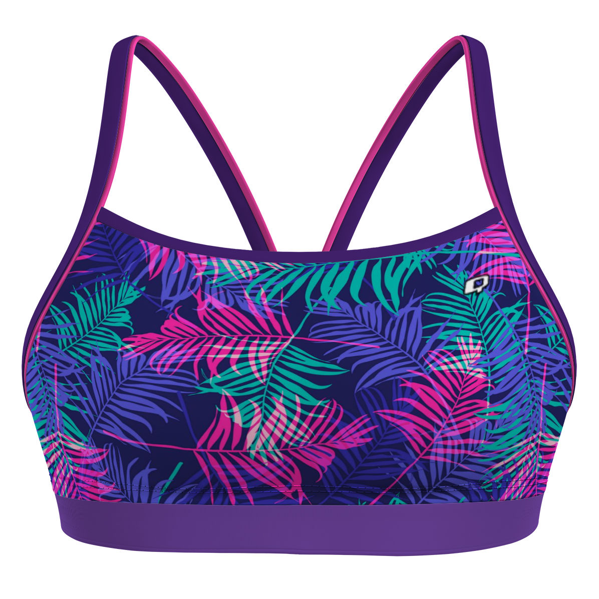 Women's Classic Sports Bikini Top - High Support Swimwear for Swimming, Beach Volleyball & Spring Break Vacations