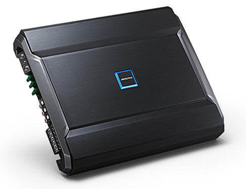 Alpine R A90S 6-Channel Car Amplifier - 75W x 4 + 250W/150W x 2 @ 2Ω/4Ω - High Power Audio System for Trucks, SUVs & Custom Car Stereo Upgrades