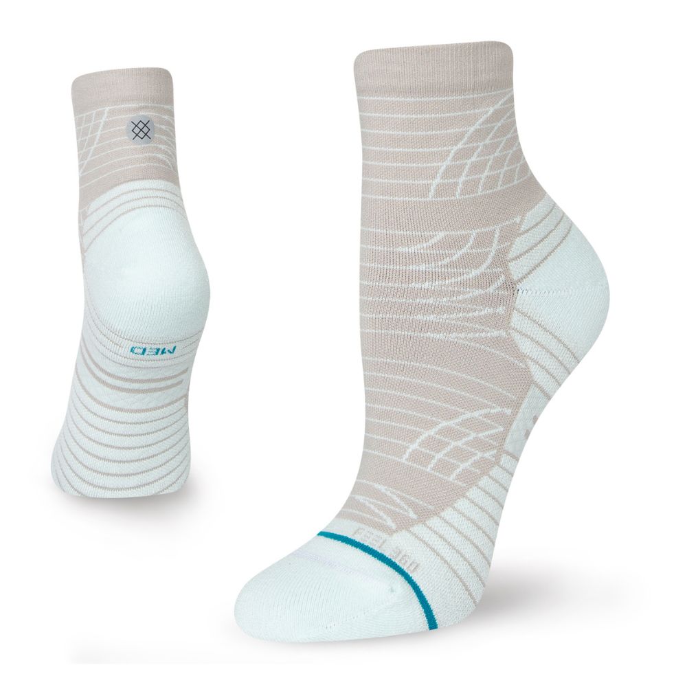 Stance Women's Running Socks - 4x400 Light Cushion Quarter Socks for Jogging, Gym & Athletic Performance | Breathable & Supportive Workout Socks