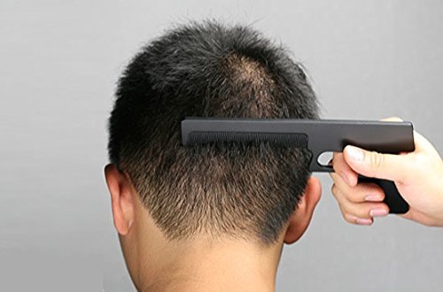 GeekGoodies Plastic Gun Mafia Hair Comb - Multicolor Styling Comb for Men & Women | Perfect for Cosplay, Halloween Costumes & Themed Parties