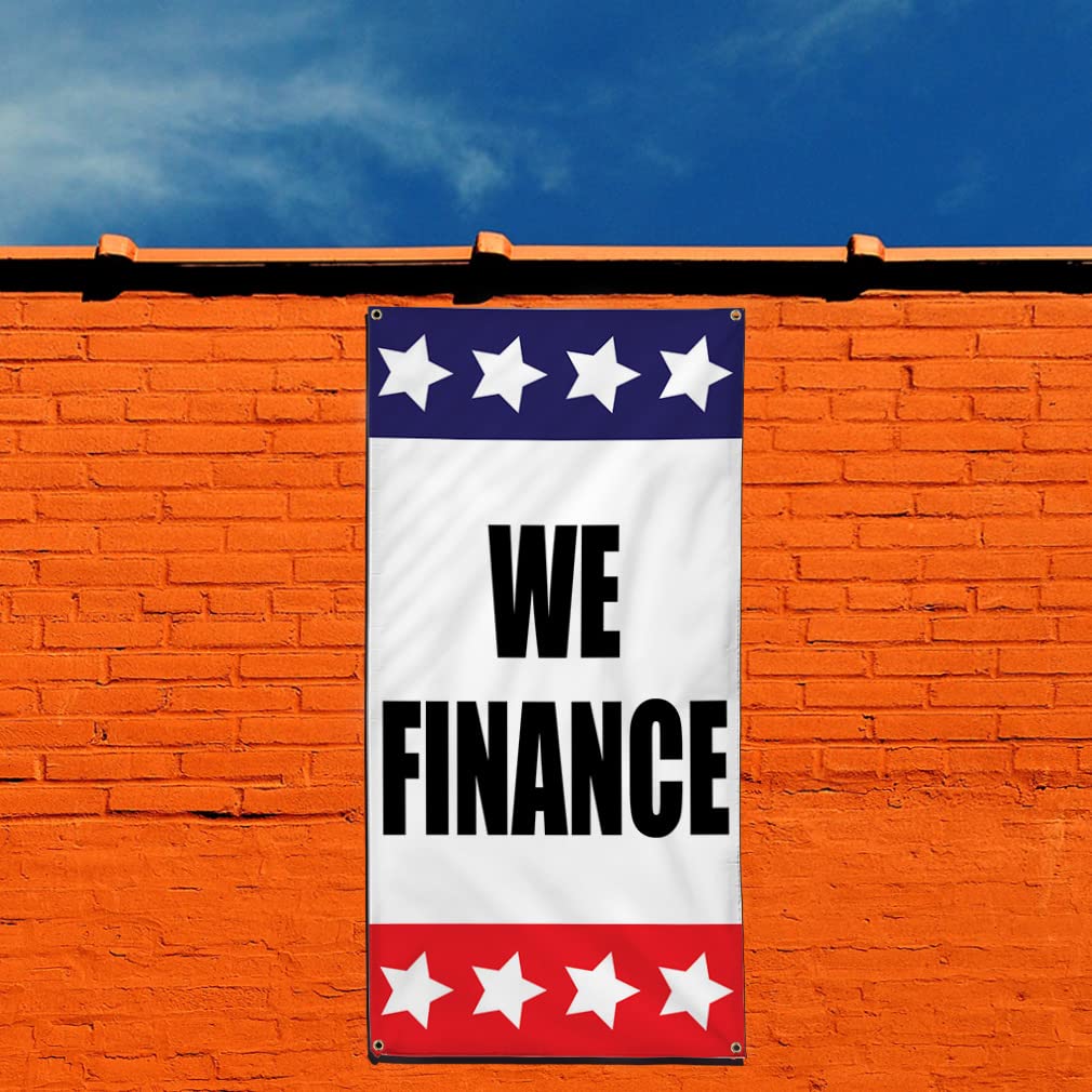 Custom Vertical Vinyl Banners - Multiple Sizes (144x60 Inches) | Weatherproof Outdoor Business Signs with 10 Grommets | Perfect for Storefronts, Trade Shows & Industrial Yard Advertising