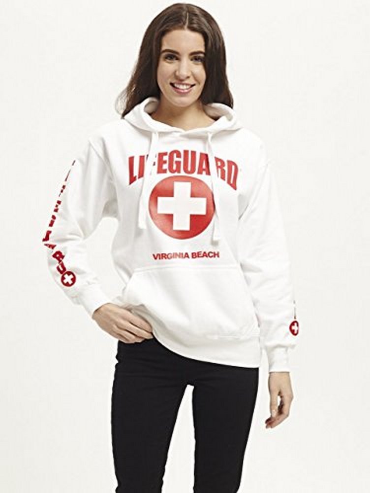 LIFEGUARD Official Women's Virginia Beach Hoodie - Soft & Comfortable Pullover for Casual Wear, Beach Outings & Outdoor Activities