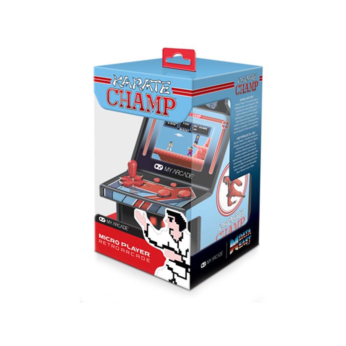 My Arcade DGUNL 3204 Karate Champ Micro Player - Portable Retro Arcade Game Console for Kids & Adults | Perfect for Home, Office & Travel Gaming Entertainment