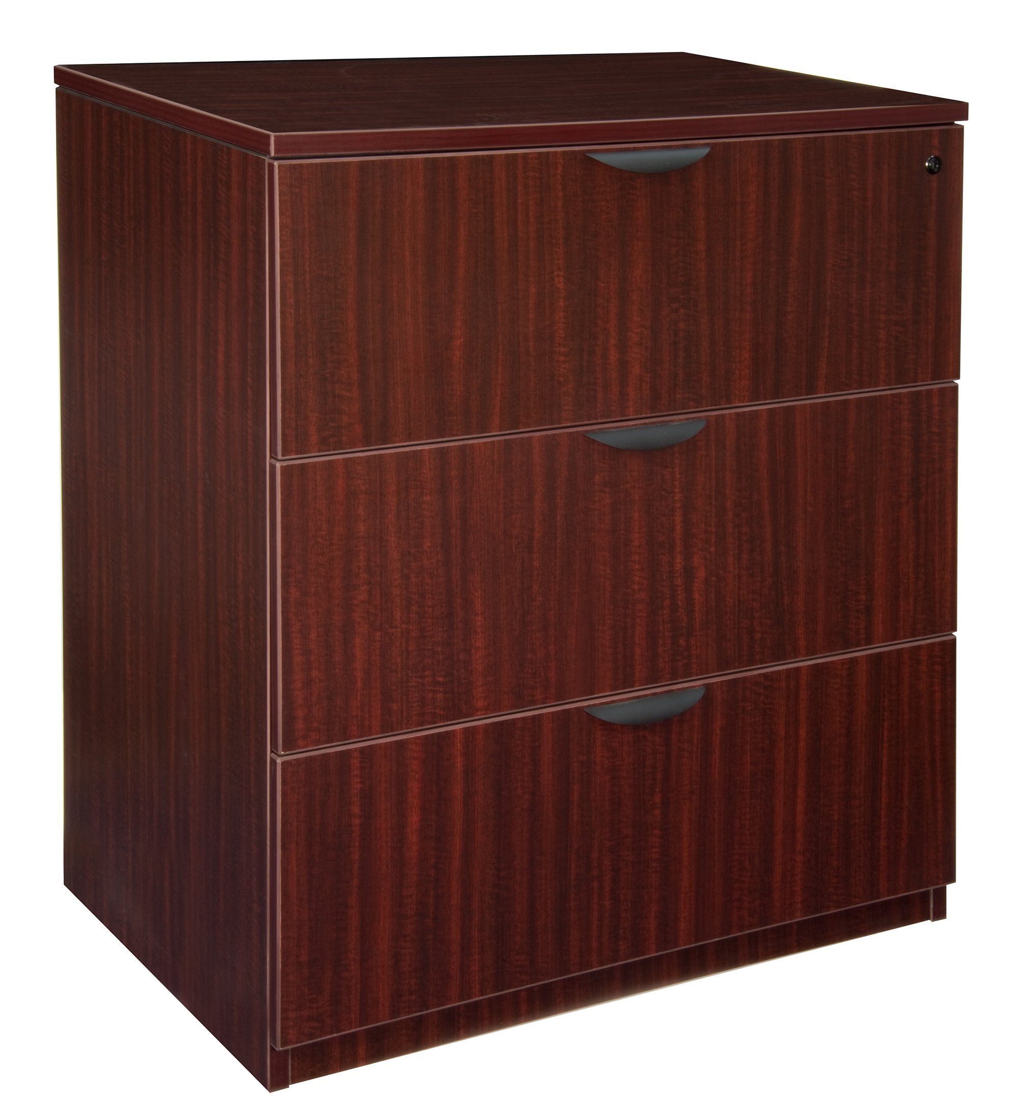Regency Seating Legacy Stand Up Lateral File Cabinet - Mahogany Wood Office Storage for Files & Documents - Perfect for Home Office, Business, and Professional Workspaces