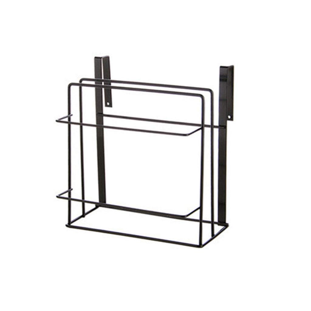Stainless Steel Kitchen Towel Holder & Cutting Board Rack - Space Saving Hanging Storage Shelf for Kitchen Organization | Perfect for Small Kitchens, Countertop Storage & Utensil Organization (Color: A)