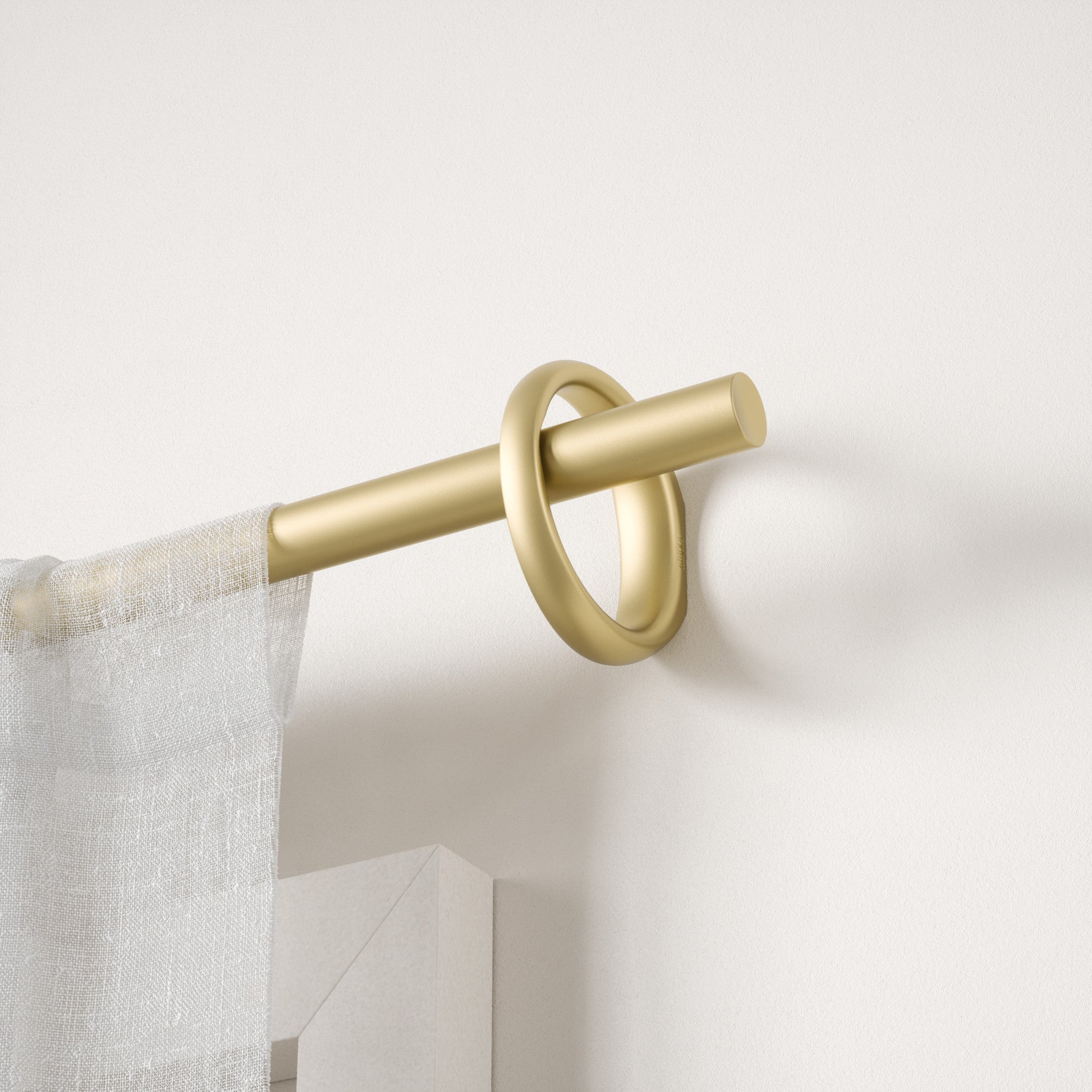 Ringlet Curtain Rod - Adjustable Decorative Window Curtain Rod for Living Room, Bedroom - Perfect for Home Decor & Window Treatments