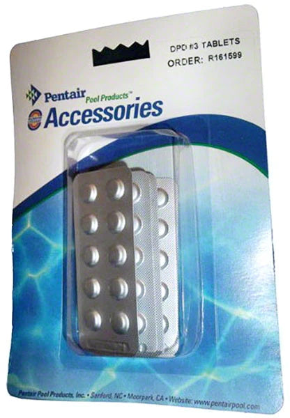 Pentair DPD#3 Chlorine Tablets 50-Pack for Pool & Spa Water Treatment - Ideal for Swimming Pool Maintenance and Hot Tub Sanitization