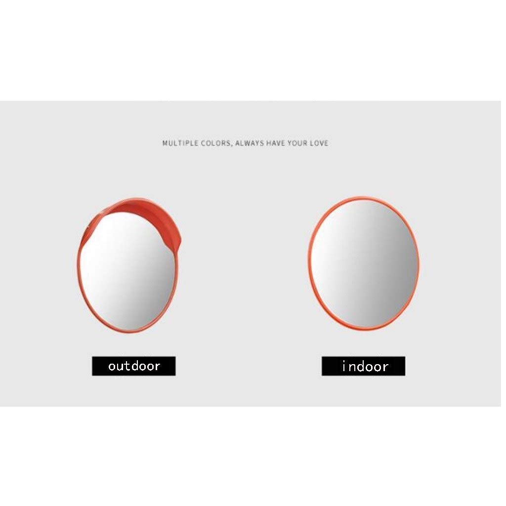 45CM Outdoor Convex Mirror - Wide Angle Traffic Safety Mirror for Roads, Schools & Communities - Weatherproof Security Lens for Enhanced Visibility (Perfect for Parking Lots, Driveways & Crosswalks)