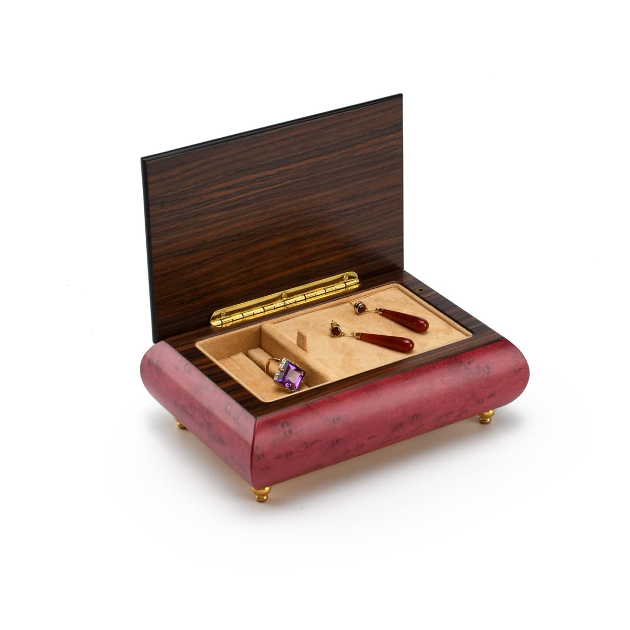 Romantic 30-Note Swan-Shaped Music Box with Heart Outline - Plays Beethoven's 9th Symphony - Perfect for Anniversaries, Weddings & Valentine's Day Gifts