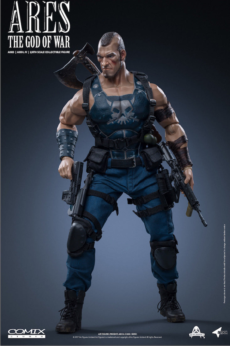 1/6 Scale Ares God of War Concept Art Action Figure - Highly Detailed Collectible Model for Display & Photography | Perfect for Anime Fans, Mythology Enthusiasts & Home Decor