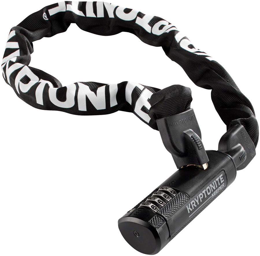 Kryptonite 790 KEEPER 3ft x 7mm Bicycle Chain Lock with Key - Heavy Duty Security for Bikes, Motorcycles & Outdoor Equipment | Perfect for Urban Commuting, Campus Safety & Garage Storage