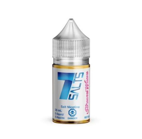 Strawva Wuava Iced Salt Nic E-Juice - 7 Salts Flavor 30mL Vape Liquid for Refillable Pod Systems | Perfect for All-Day Vaping & On-The-Go Use