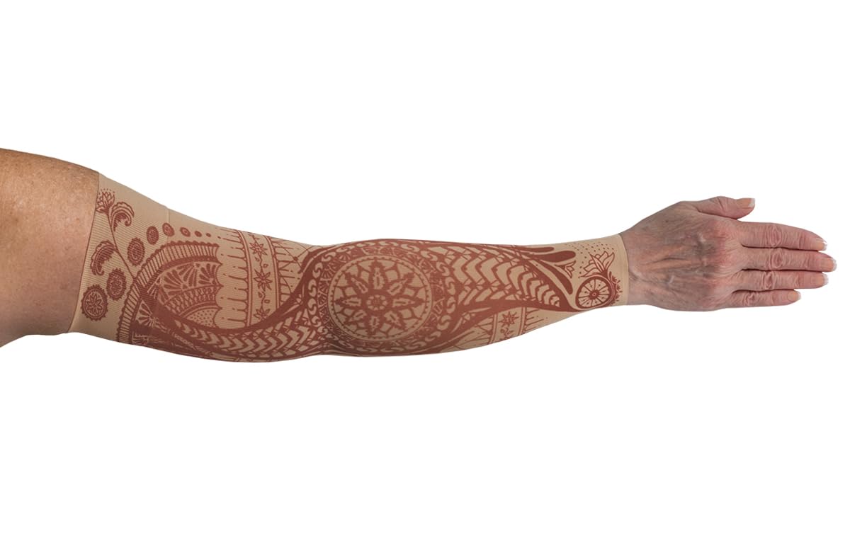 Bodhi Beige Medical Graduated Compression Arm Sleeve for Lymphedema - Relief for Swelling & Post-Surgery Recovery - Ideal for Daily Wear & Active Lifestyle