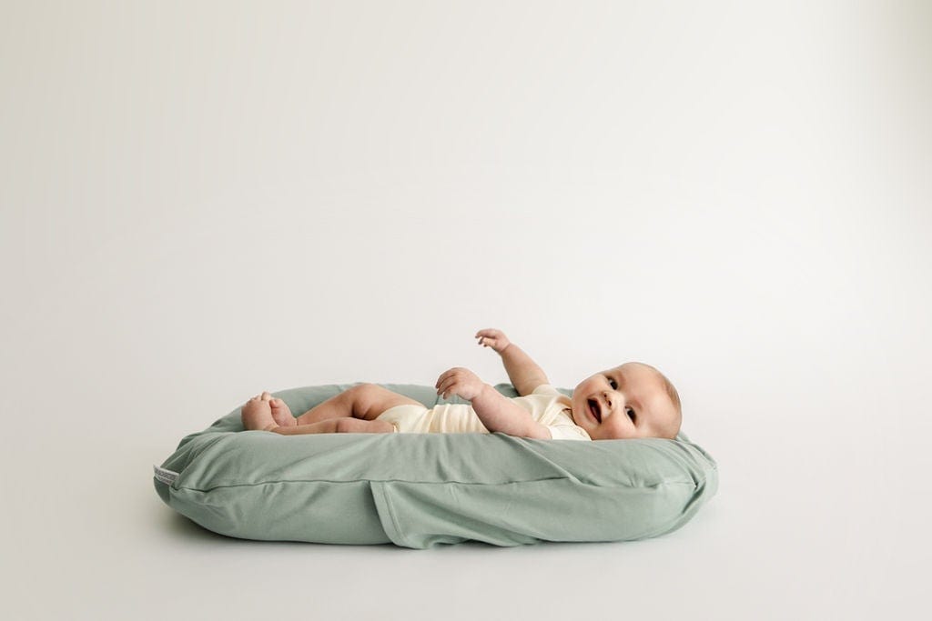Organic Cotton Cover for Snuggle Me Infant Lounger - Soft & Breathable Baby Nest Cushion Protector - Perfect for Nursery, Playtime & Co-Sleeping