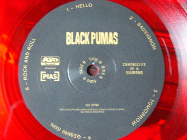 Black Pumas - Chronicles Of A Diamond Limited Edition Red Vinyl LP Album (Mint Condition) - Perfect for Record Collectors & Music Lovers