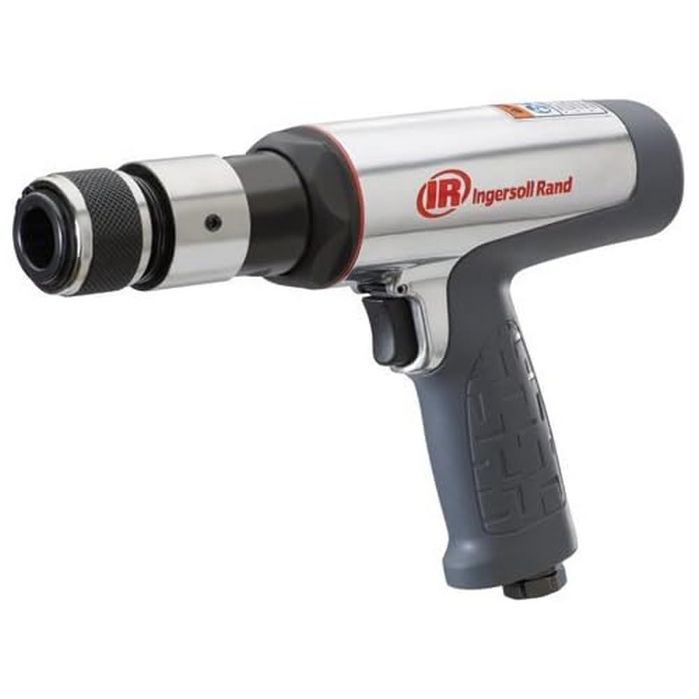 Ingersoll Rand 122MAX Short Barrel Air Hammer Kit - Heavy Duty Pneumatic Tool for Metalworking, Automotive Repair & Construction - Perfect for Chiseling, Riveting & Demolition Jobs