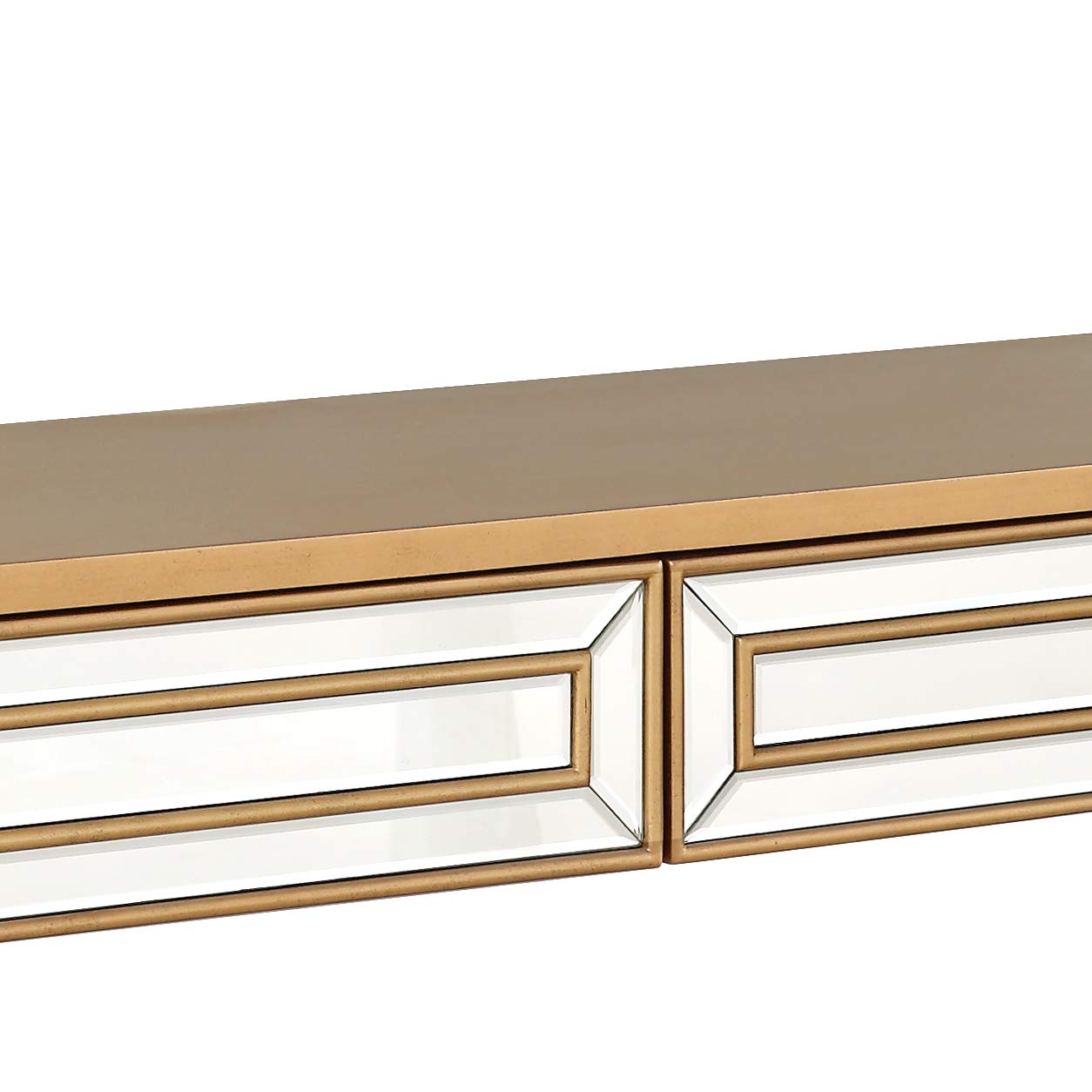 Camden Isle Virginia Console Table with 2 Mirrored Drawers - Elegant Entryway Furniture for Hallway, Living Room & Bedroom Decor