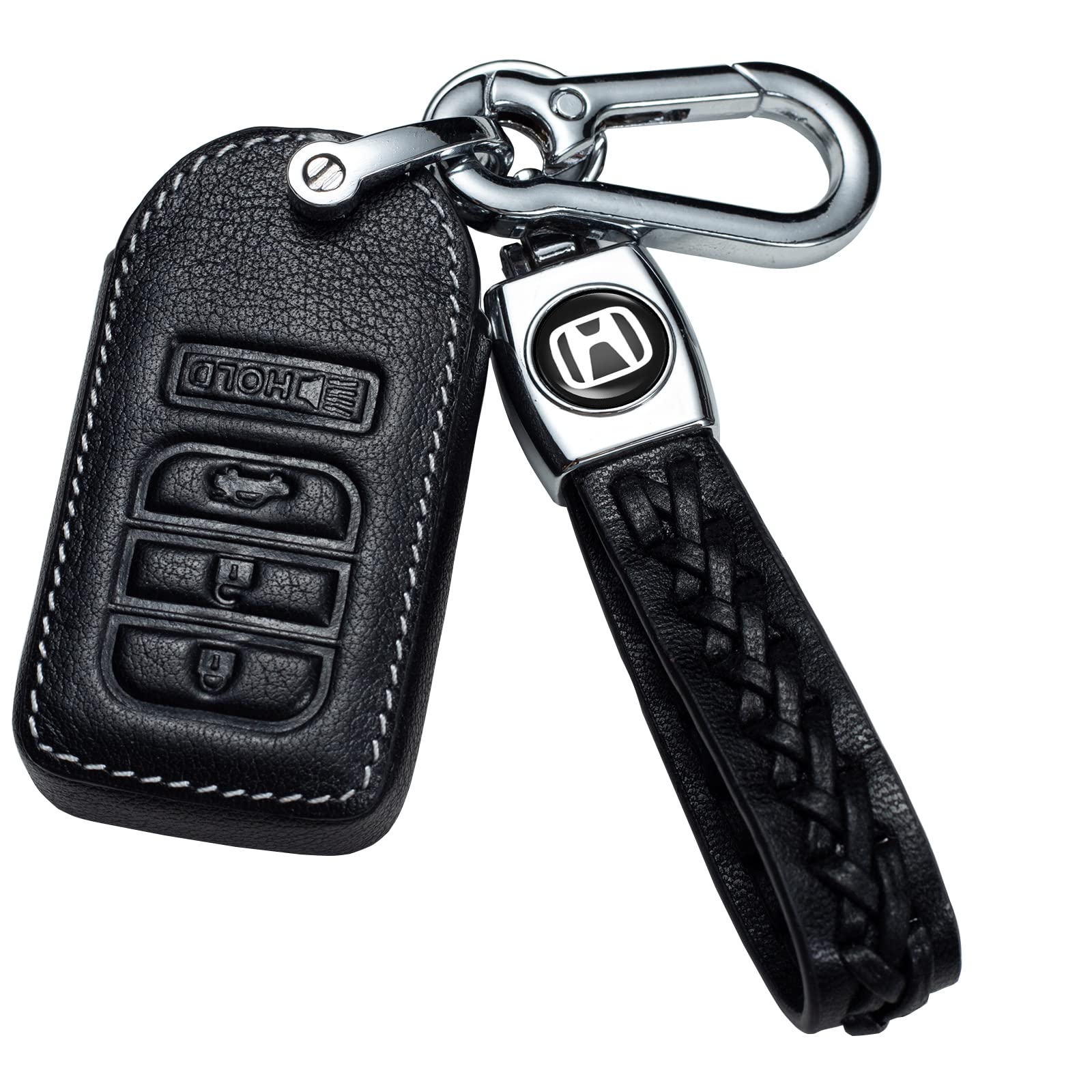 Premium Honda Key Fob Cover Replacement for Accord Civic CR-V Pilot Odyssey (2013-2019) - Durable Smart Key Holder & Car Accessories - Perfect for Daily Use, Travel, and Key Protection