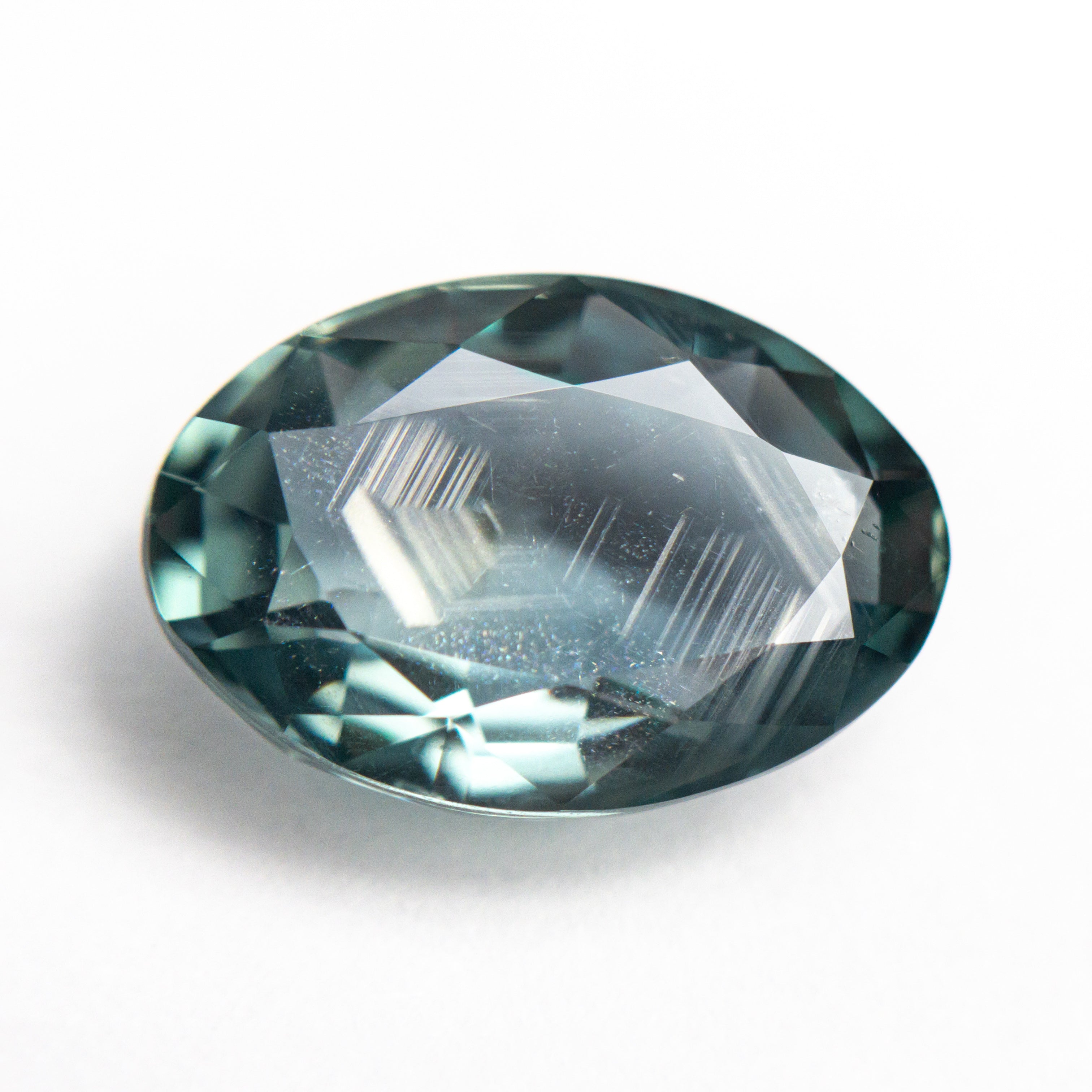 7.22ct Oval Brilliant Sapphire Gemstone - 13.71x9.33x5.39mm Antique Cut Loose Stone for Jewelry Making, Engagement Rings & Vintage Collection