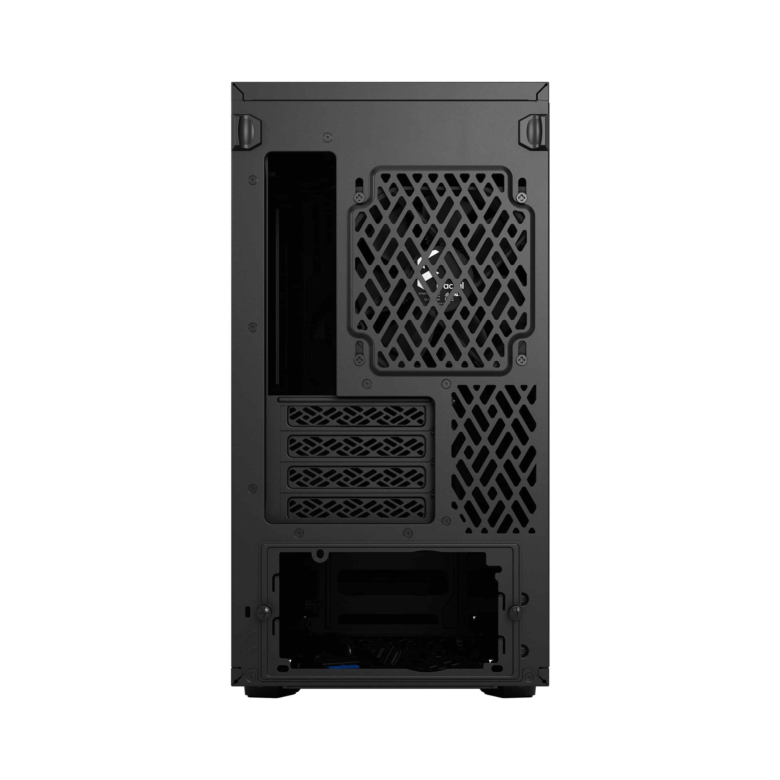 Fractal Design Define 7 Mini Black Micro ATX PC Case - Brushed Aluminum/Steel, Silent Mini Tower Computer Chassis for Home/Office/Gaming Workstation
