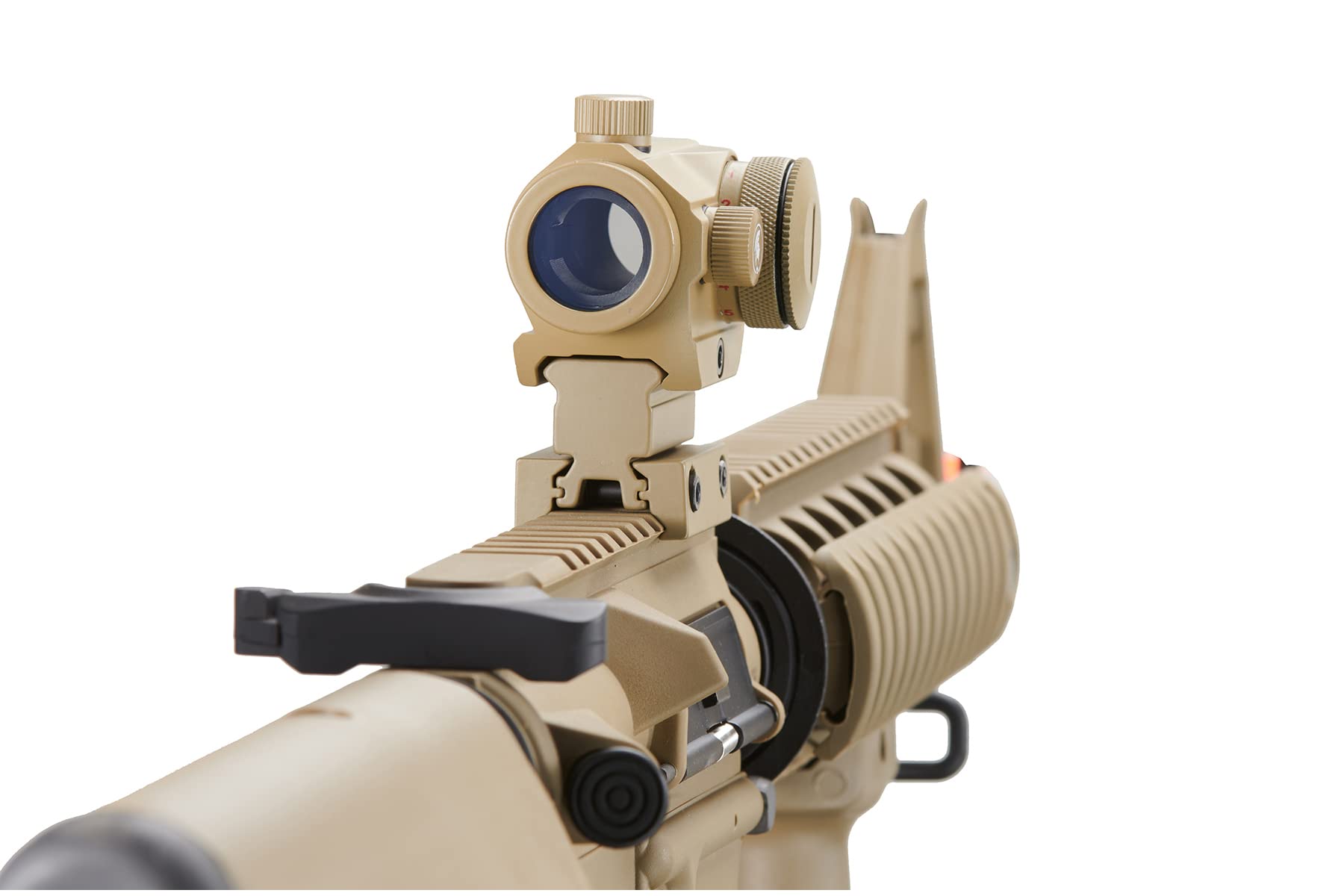 Lancer Tactical Gen 2 MK18 MOD0 CQB AEG Airsoft Rifle - High FPS 400+ with Red Dot Sight, Battery, Charger & Vertical Grip Included | Perfect for Milsim, Airsoft Battles & Tactical Training