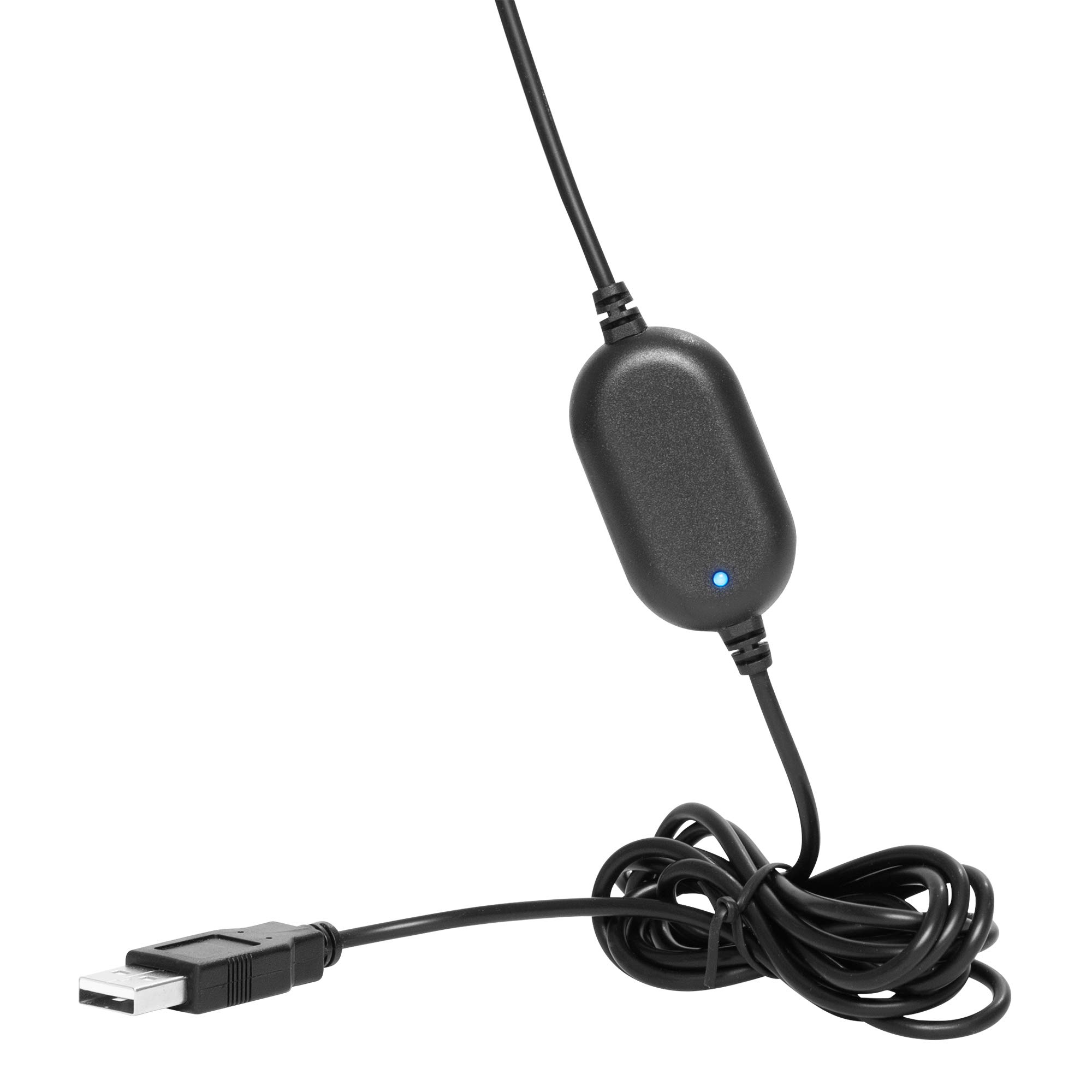 Egghead EGG-IAG-1000USB-20-SO-PK Stereo School Headphones with USB Plug - Bulk Pack of 20 Black Headphones for Classroom, Computer Lab & Online Learning