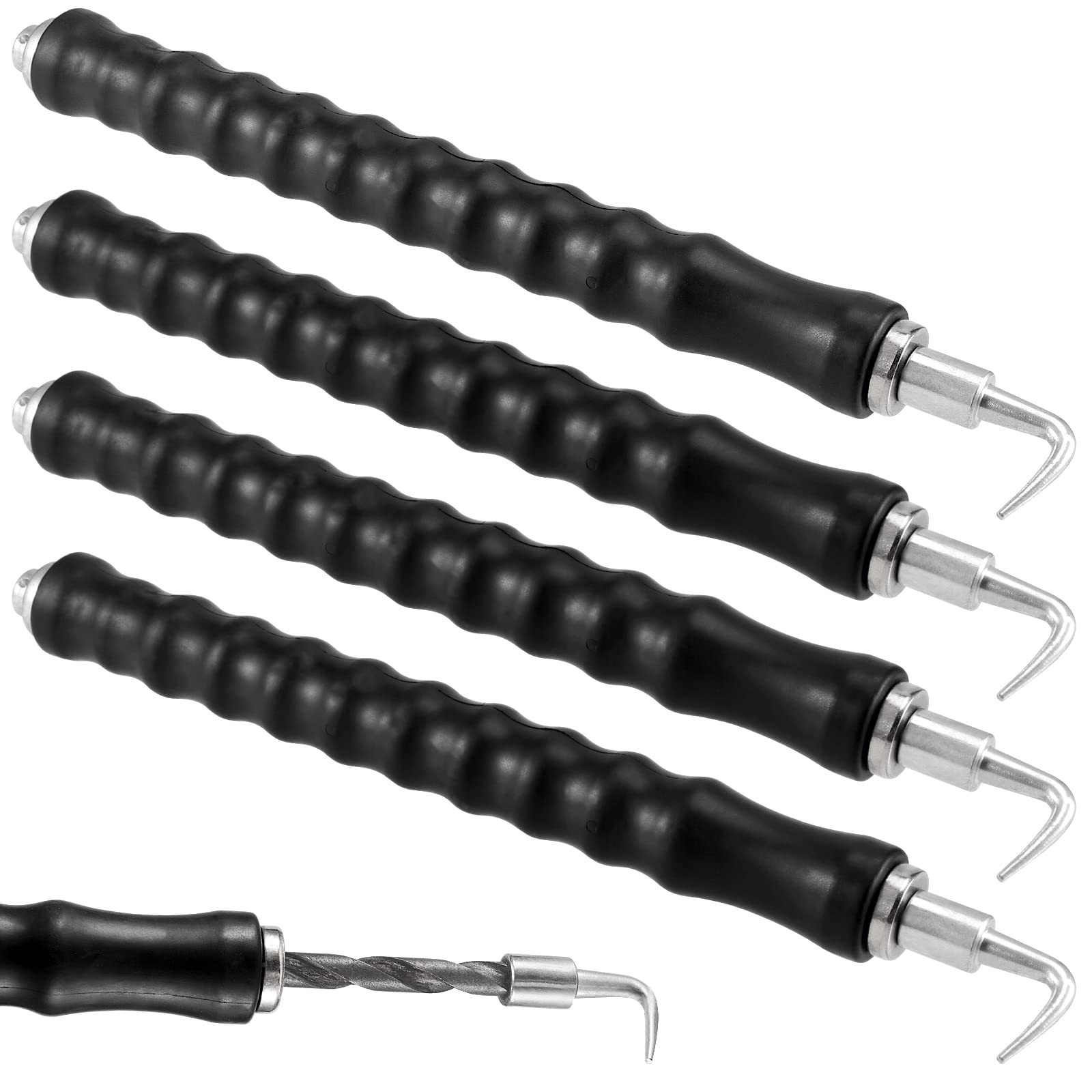 4 Pack Automatic Rebar Tie Wire Twister - Construction Tool with Ergonomic Handle for Home Improvement & DIY Projects